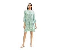 TOM TAILOR 1035862 Vestito, Verde (31574-Green Small Wavy Design), 34 Donna