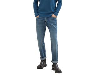 TOM TAILOR 1035877 Marvin Straight Jeans, 10137-Dark Indigo with Tint, 31W x 30L Uomo