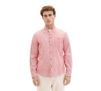 TOM TAILOR 1036214 Camicia, 31774-Red Pinstripe, XXXL Uomo