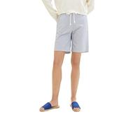TOM TAILOR 1036631 Bermuda Shorts, 12320-Pantaloni A Righe Sottili, 36 Donna