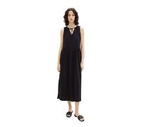 TOM TAILOR 1036669 Vestito, 14482-Deep Black, 46 Donna