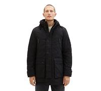 TOM TAILOR 1037358 Parka, 29999-Black, L Uomo
