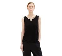 TOM TAILOR 1037430 Top, 14482-Deep Black, XS Donna