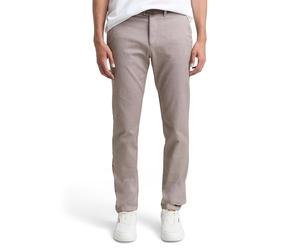 TOM TAILOR 1037547 Pantaloni, 39128-white Brown Zig Zag Structure, 33W x 32L Uomo