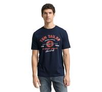 TOM TAILOR 1037735 Maglietta da Uomo, 40004-dark Blue Silhouette