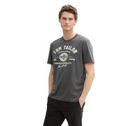 TOM TAILOR 1037735 T-Shirt, 10307-Dark Shadow, M Uomo