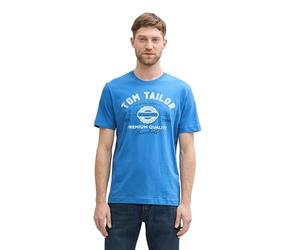 TOM TAILOR 1037735 T-Shirt, 11356-Sapphire Blue, L Uomo