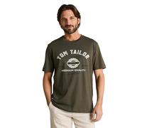 TOM TAILOR 1037735 T-Shirt, 26543-Deep Leaf Green, XXL Uomo