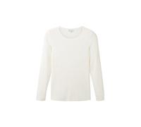 TOM TAILOR 1038050 Maglietta a Maniche Lunghe, 10315-Whisper White, XXL Donna