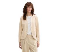 TOM TAILOR 1038703 Basic Ottoman Blazer con Tasche, 21650-Summer Beige, XXS Donna