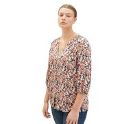 TOM TAILOR 1038802 Camicetta Taglie Forti, 32369-Small Grey Tie Dye Floral, 54 Donna