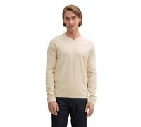 TOM TAILOR 1039811 Pullover, 28596 - Soft Beige Melange, L Uomo