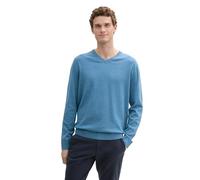 TOM TAILOR 1039811 Pullover, 37095-Ocean Blue Melange, M Uomo