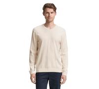 TOM TAILOR 1039811 Pullover, 38677-Soft Buttercream Melange, XL Uomo