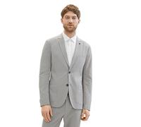 TOM TAILOR 1040218 Giacca, 35224-light Grey White Houndstooth, 54 Uomo