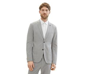 TOM TAILOR 1040218 Giacca, 35224-light Grey White Houndstooth, 54 Uomo