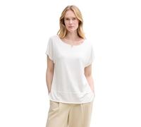TOM TAILOR 1040547, T-Shirt Donna, 10315 - Whisper White, XXS