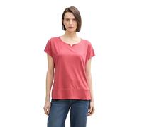 TOM TAILOR 1040547, T-Shirt Donna, 11016 - Berry Red, XL