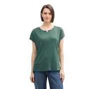 TOM TAILOR 1040547, T-Shirt Donna, 30024 - Explorer Green, M