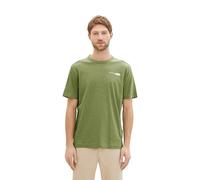TOM TAILOR 1040821 T-Shirt, 21586-Dull Moss Green, M Uomo