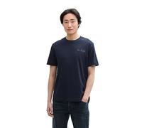 TOM TAILOR 1040898 T-Shirt, 10668-Sky Captain Blue, L Uomo