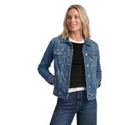 TOM TAILOR 1041047 - Giacca di Jeans da Donna, 10120-Used Dark Stone Blue Denim, M, 10120 - Used Dark Stone Blue Denim, M