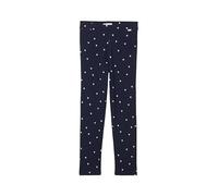 TOM TAILOR 1041057, Leggings Bambina, 35132 - Dark Blue Pink Heart,