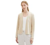 TOM TAILOR 1041290 Maglietta a Maniche Lunghe, 12047 - Sandy Beige Melange, XXS Donna