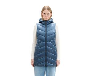 TOM TAILOR 1041490 Gilet, 26779-Nighttime Blue, XL Donna
