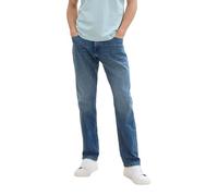 TOM TAILOR 1042341 Marvin Straight Jeans, 10113 - Clean Mid Stone Blue Denim, 30W x 34L Uomo