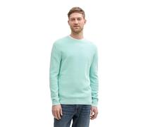 TOM TAILOR 1042453 Pullover, 22232-soft Mint Green Melange, M Uomo
