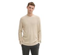 TOM TAILOR 1042453 Pullover, 28596-soft Beige Melange, XXXL Uomo