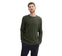 TOM TAILOR 1042453 Pullover, 36230-Rosin Green Melange, XXL Uomo