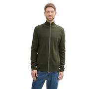 TOM TAILOR 1042455 Maglione Cardigan, 36230-Rosin Green Melange, XXL Uomo