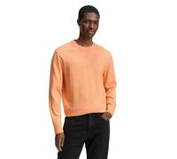 TOM TAILOR 1042509 Pullover, 38803-Orange White Mouline, XL Uomo