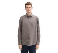 TOM TAILOR 1042642 Camicia, Blue Parasol Brown Structure 36656, XXL Uomo