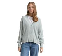 TOM TAILOR 1043311 Cardigan, 14395-Silver Cloud Blue Melange, L Donna