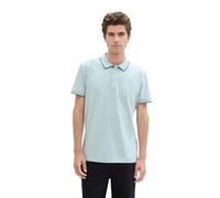TOM TAILOR 1043365 Polo, 30463-Dusty Mint Blue, M Uomo