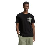 TOM TAILOR 1043491 T-Shirt, 24419-Black, XXL Uomo