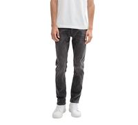 TOM TAILOR 1043715 Josh Regular Slim Jeans, 10220 - Used Dark Stone Grey Denim, 33W x 36L Uomo