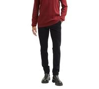 TOM TAILOR 1043719 Travis Slim Chino Pantaloni, 29999-Black, 28W x 34L Uomo