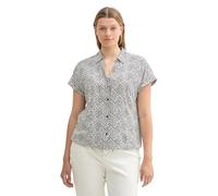TOM TAILOR 1043774 Camicetta Plus Size, 35891-Disegno a Pois Blu Marino, 52 Donna