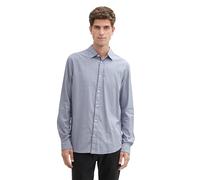 TOM TAILOR 1043813 Camicia, 36692-Struttura Grigia, XXXL Uomo