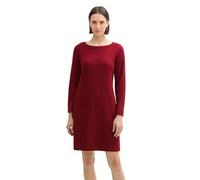 TOM TAILOR 1043879 Vestito, 36489-Melange Rosso Intenso, 44 Donna