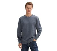 TOM TAILOR 1044007 Maglia di Tuta, 19932-Navy Grindle Structure, XL Uomo