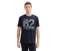 TOM TAILOR 1044015 T-Shirt, 10668-Sky Captain Blue, M Uomo