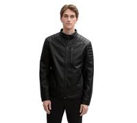 TOM TAILOR 1044100 Giacca in Ecopelle, 29999-Black, L Uomo