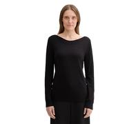 TOM TAILOR 1044106 Pullover, 14482-Deep Black, S Donna