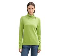 TOM TAILOR 1044107 Pullover, 36885-Pea Green Melange, XXL Donna