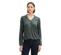 TOM TAILOR 1044142 Maglietta a Maniche Lunghe, 36552-Contemporary Navy Check, XS Donna